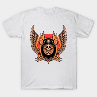 skull shield tattoo T-Shirt